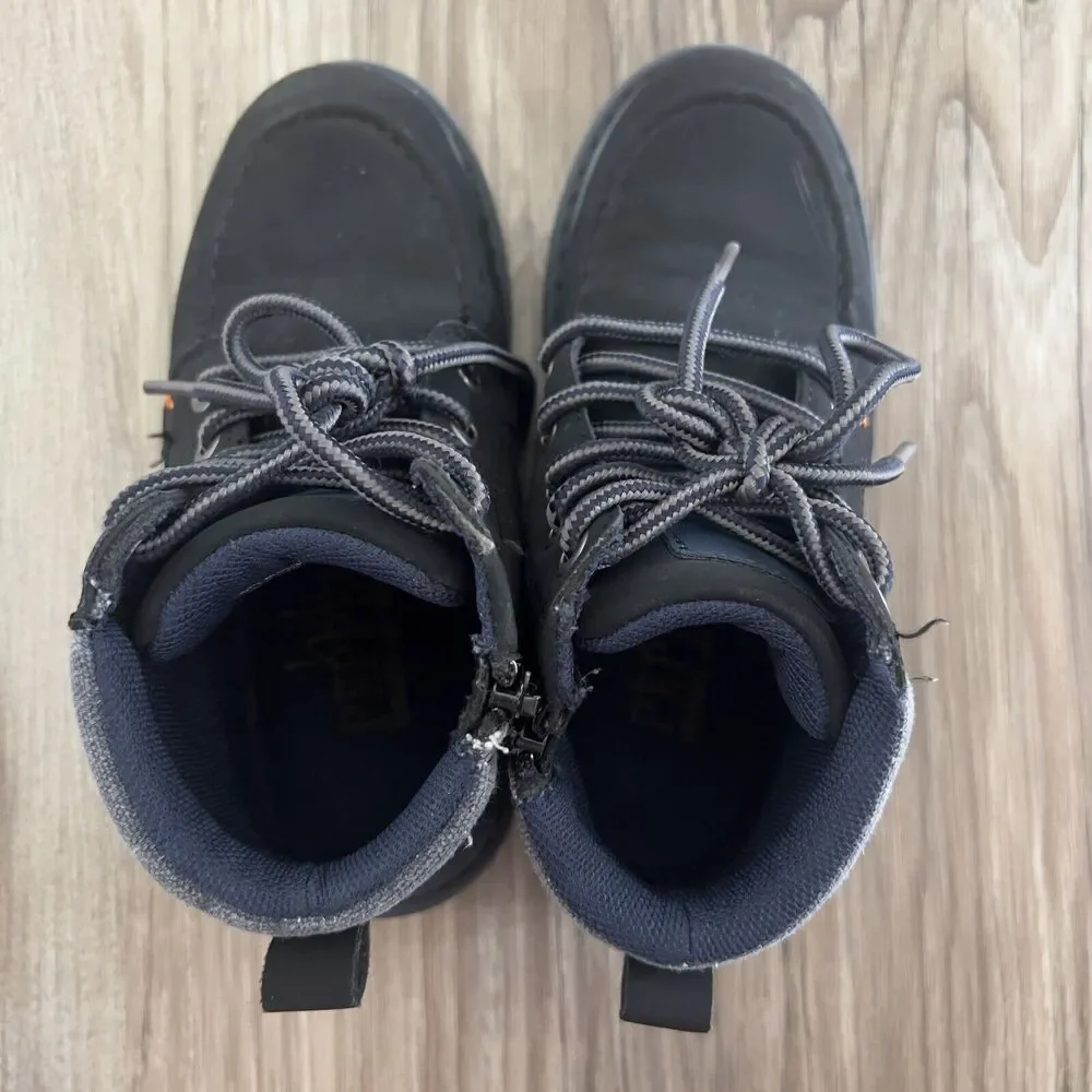 Chili Pepper Boys Navy Blue Ankle Boots, Size 30/12